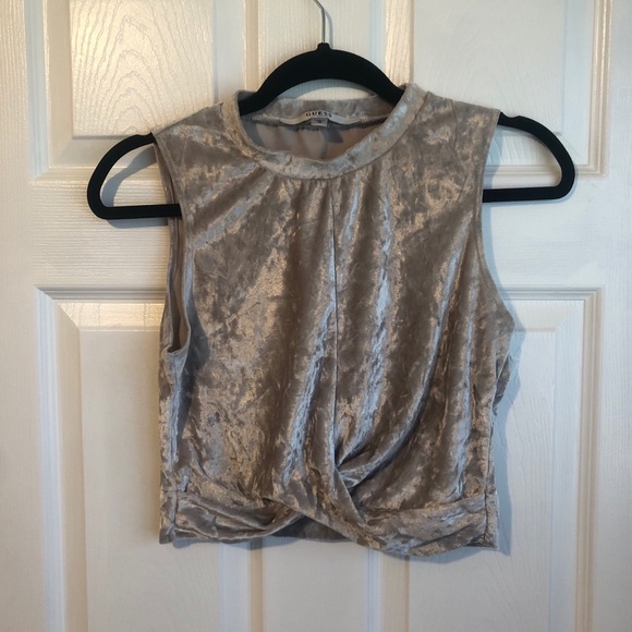 Silver Crop-top - Picture 2 of 3